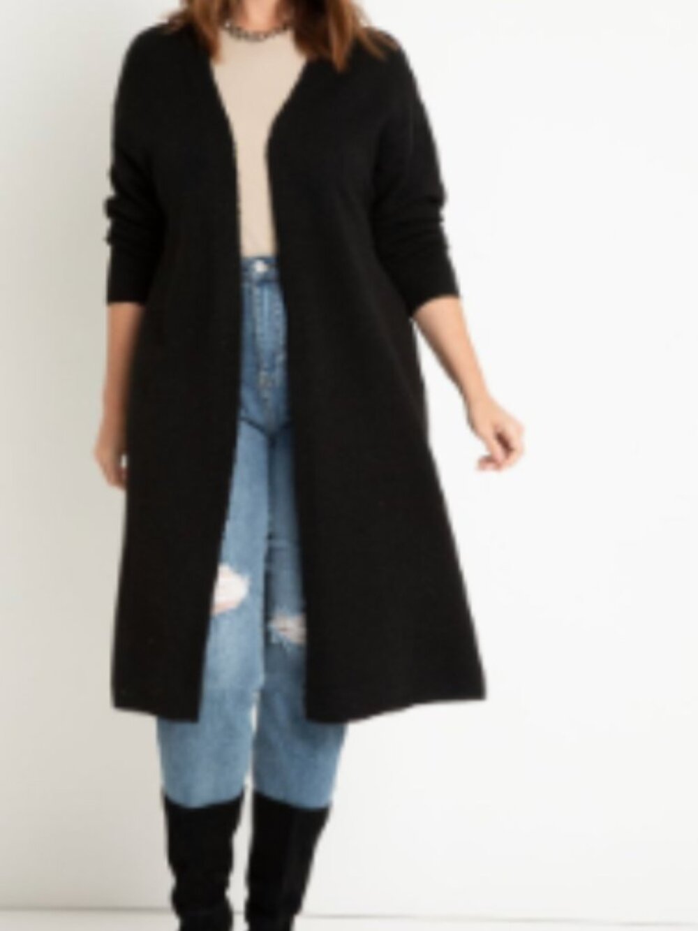 Eloquii long cardigan duster